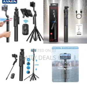 C17 Intelligent Ai Face Tracking Tripod 360 Rotation With Stand