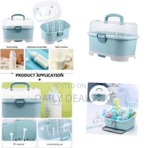 Baby Bottle Dryer 1pc Portable Baby Bottle Drying Rack Storage Box