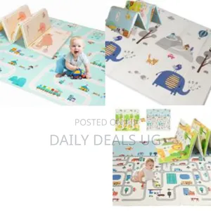 Baby Folding Play Mat Extra Large Foam Playmat Crawl Mat Reversible
