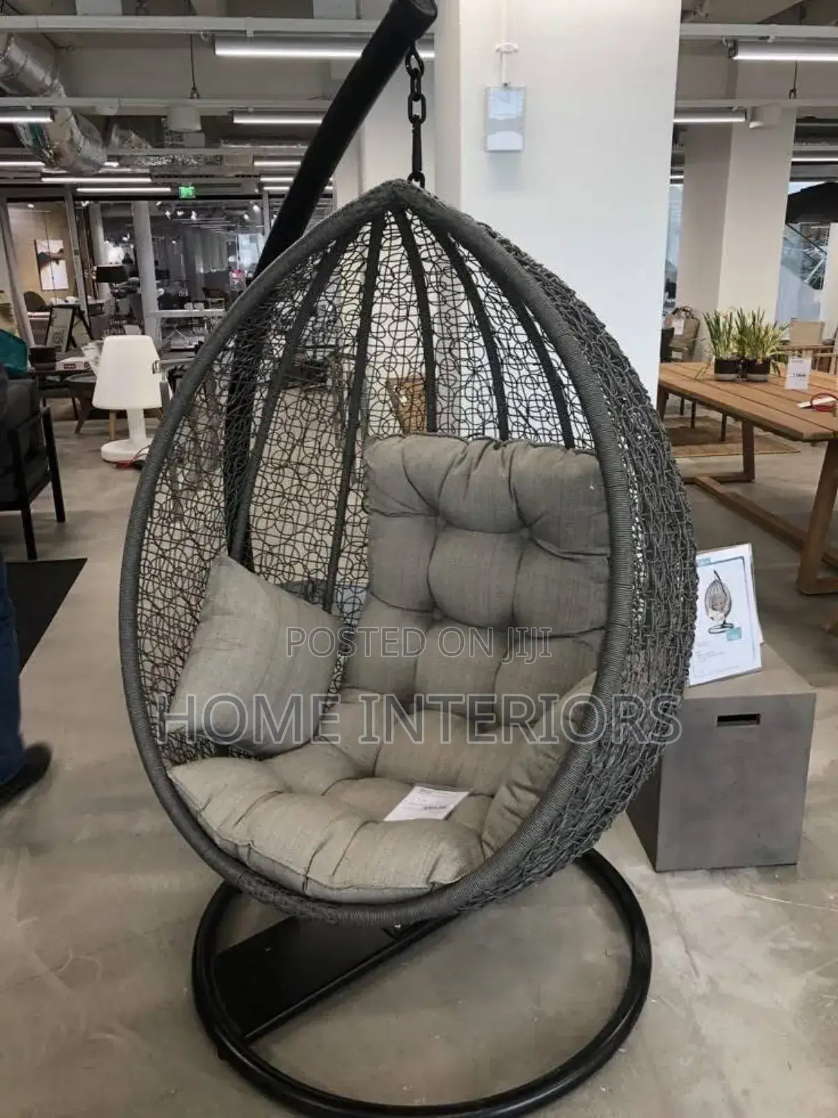 Black Swing Chair