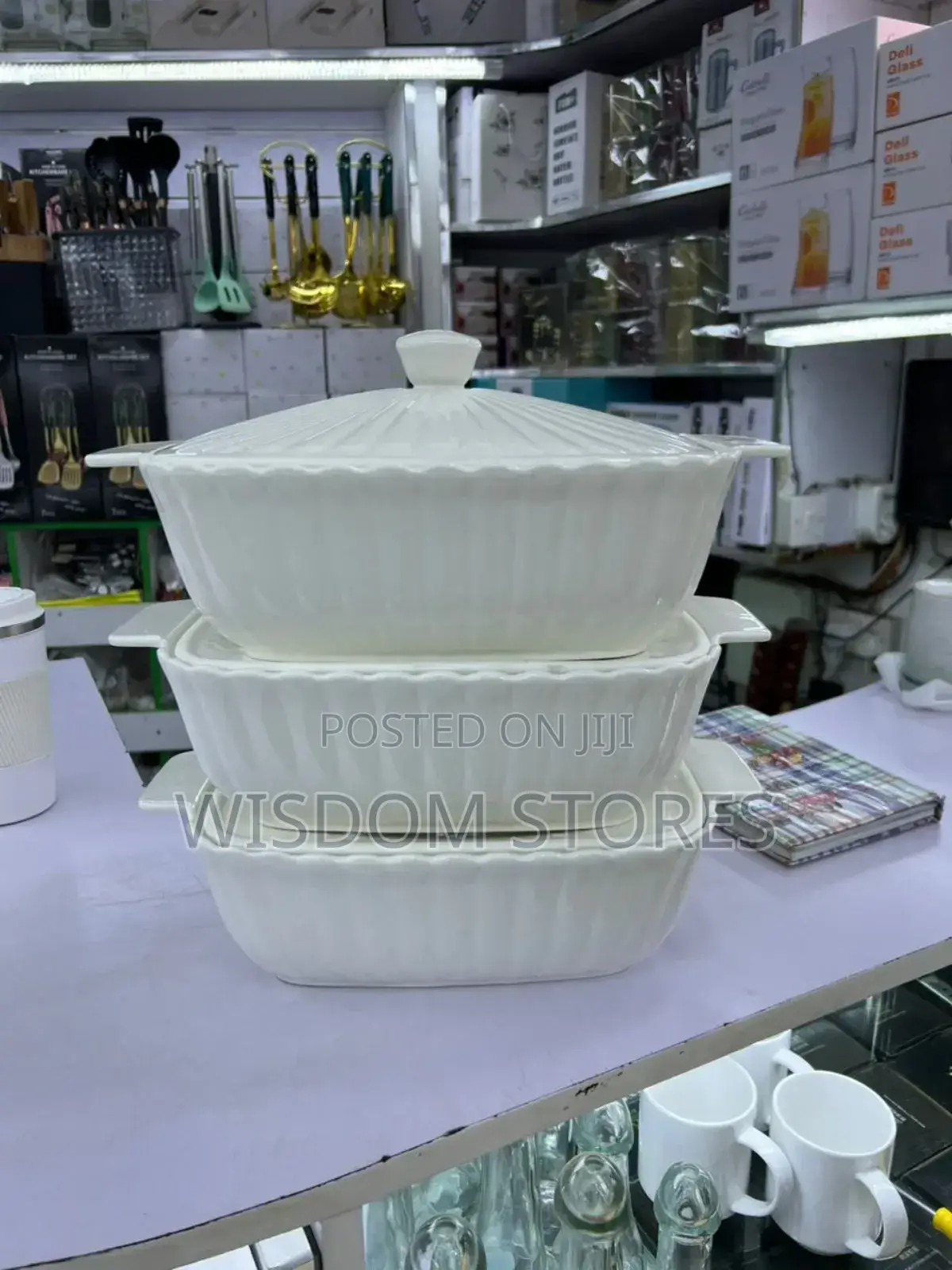 3pc Ceramic Serving Bowls