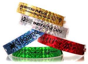 Plastic With Effects Event Wristbands