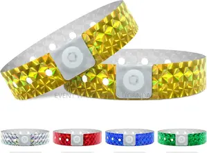 Plastic With Effects Event Wristbands