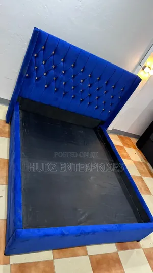 5x6 Fabric With Stone Blue Bed