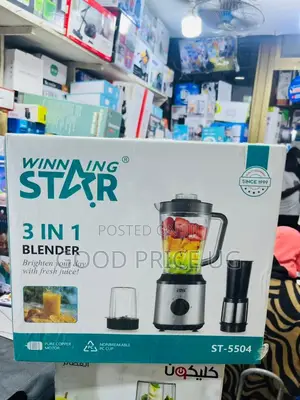 Winning Star 3 in 1 Blender, Model St-5504