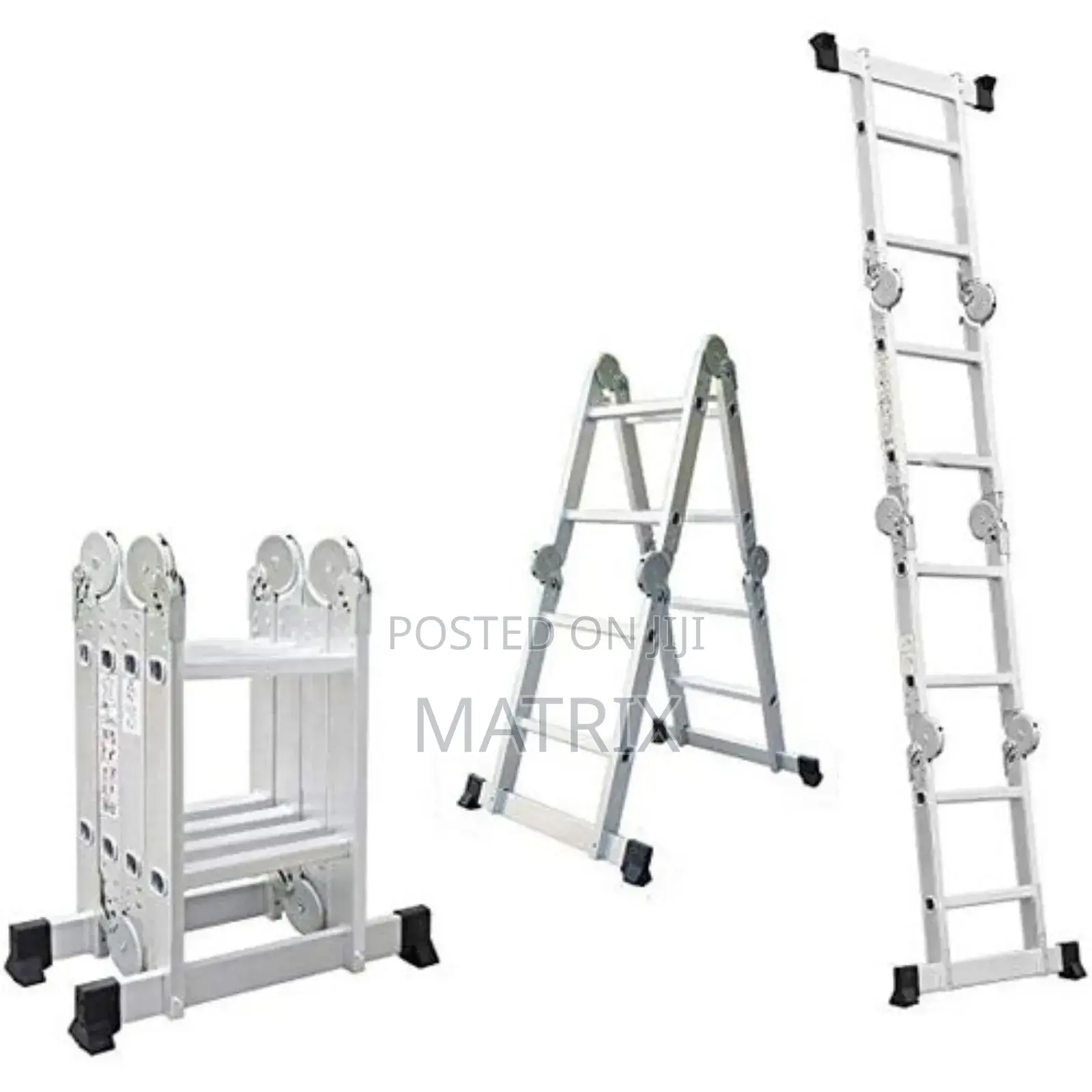 2×4 Multi-Purpose Aluminium Folding Ladder – Maximum Height 2.4m