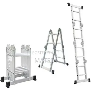 2×4 Multi-Purpose Aluminium Folding Ladder – Maximum Height 2.4m