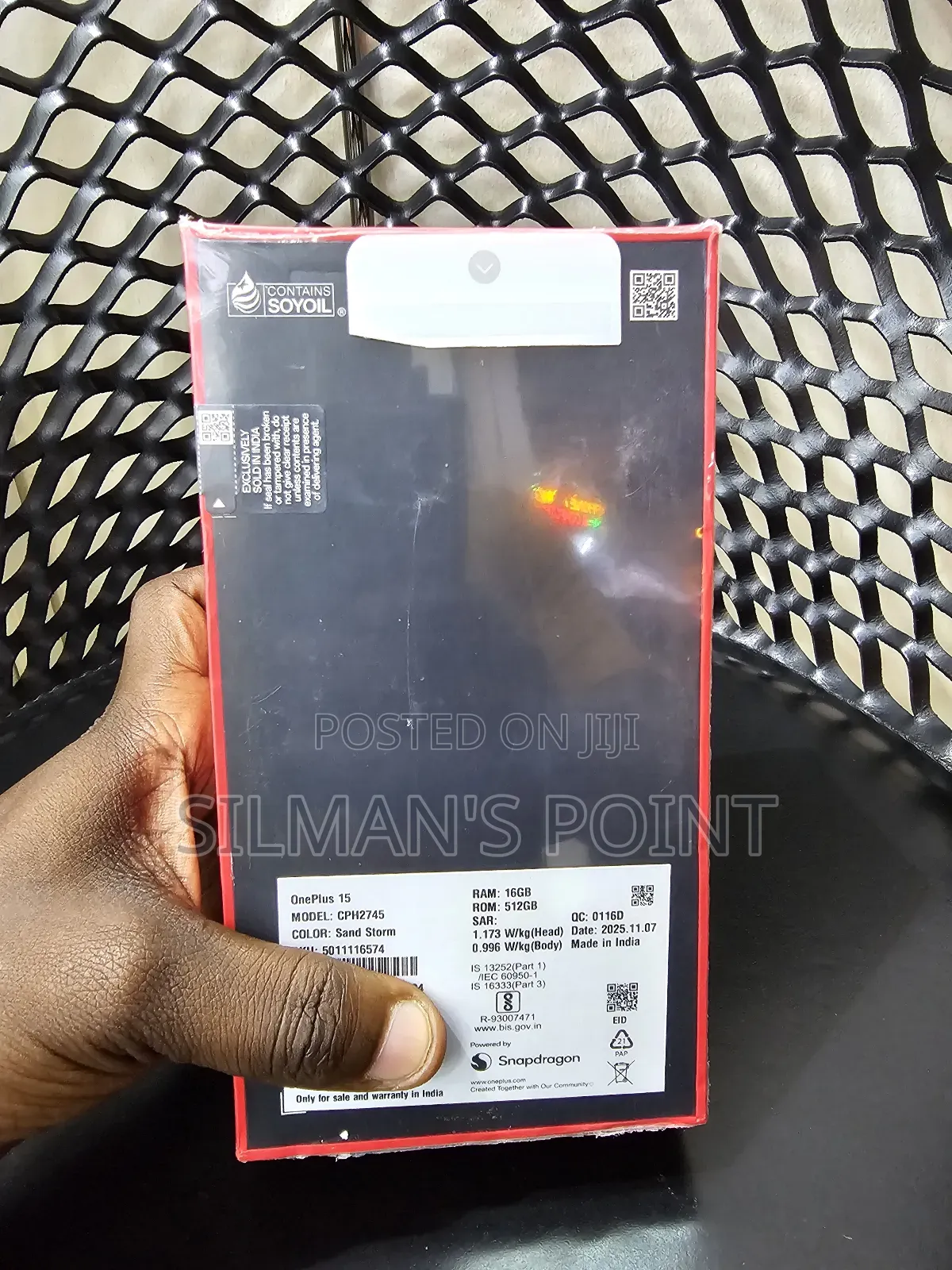 New OnePlus 15 512 GB Black