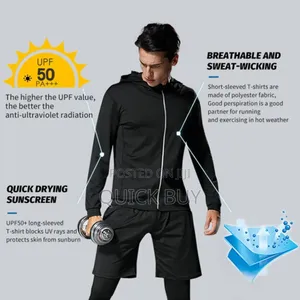 Men's 5-Piece Compression Athletic Wear Set