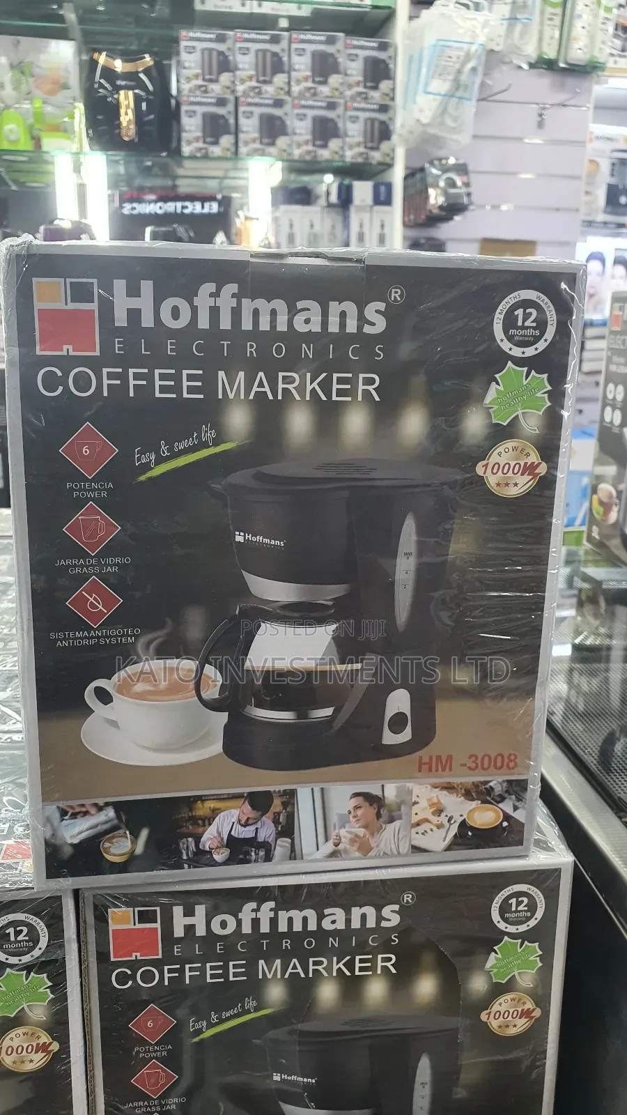 Coffee Maker Hm-3008 Hoffmans
