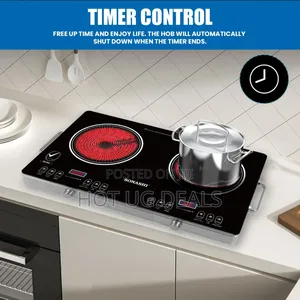 Sonashi Double-burner Infrared Ceramic Cooker.