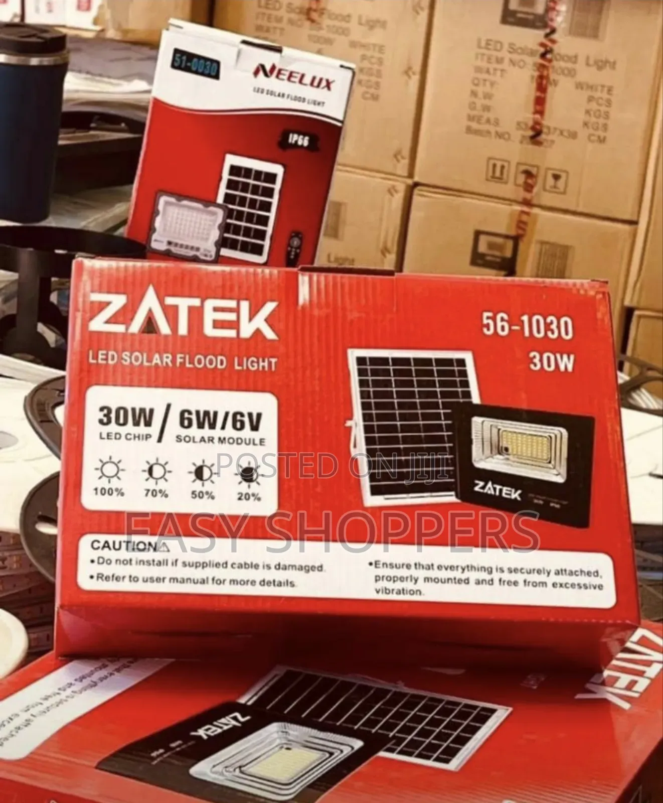 Zatek Led Solar Flood Light 30w
