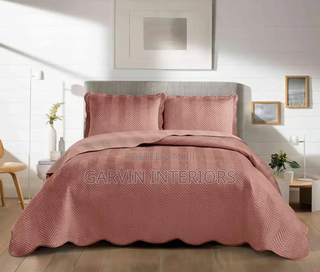 Volvet Bedspread Plain 6x6/7x7