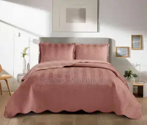 Volvet Bedspread Plain 6x6/7x7