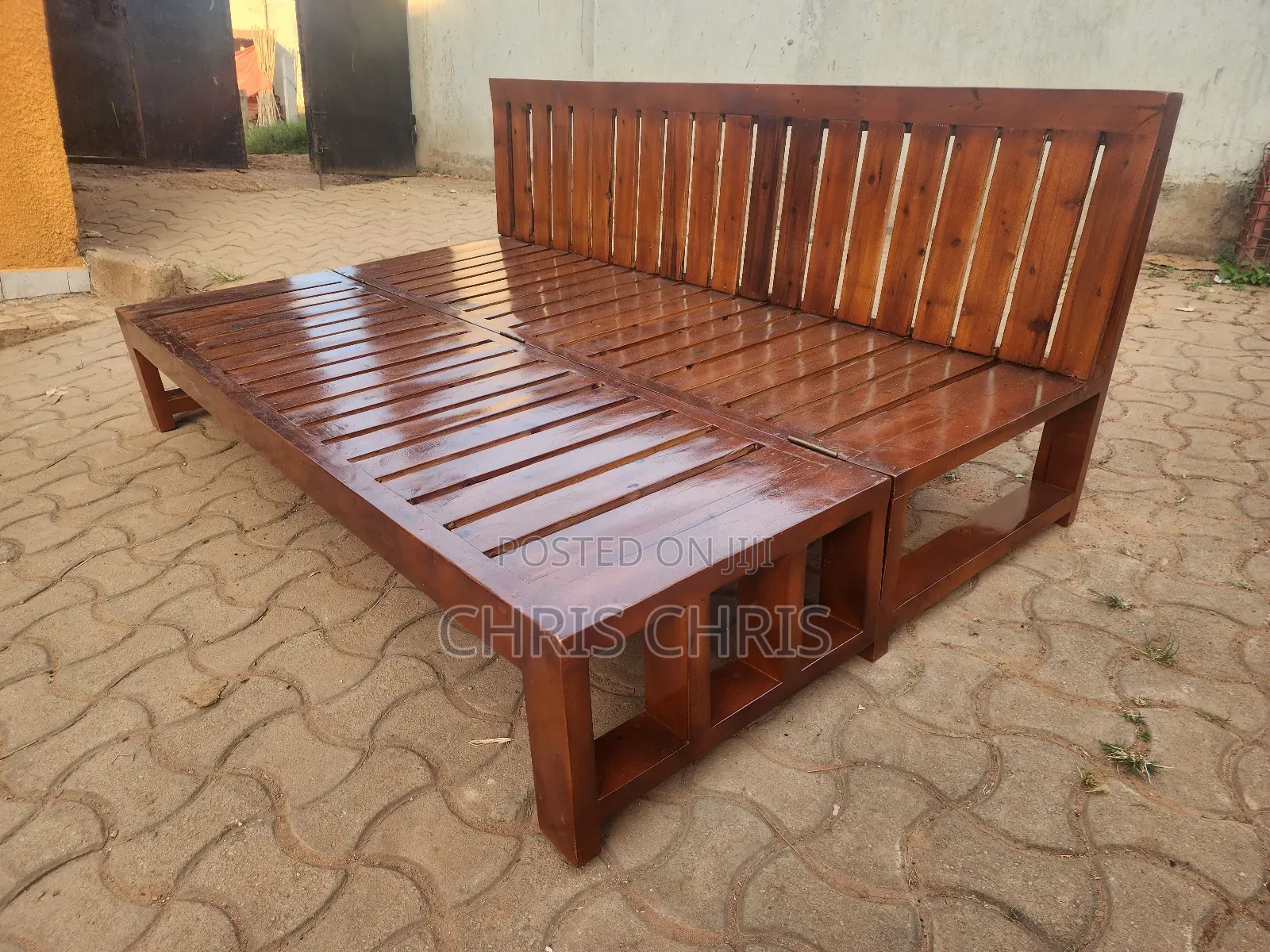 Pallet Chair Bed Two in One Design