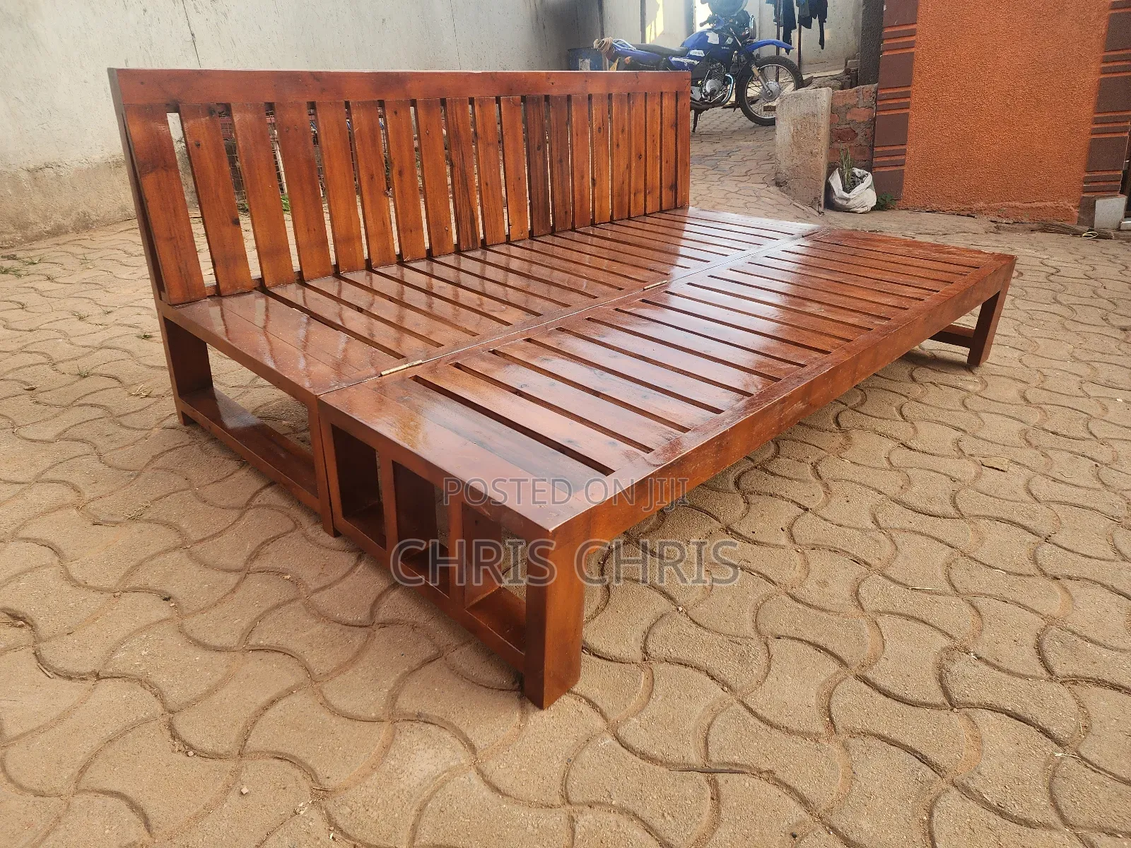 Pallet Chair Bed Two in One Design