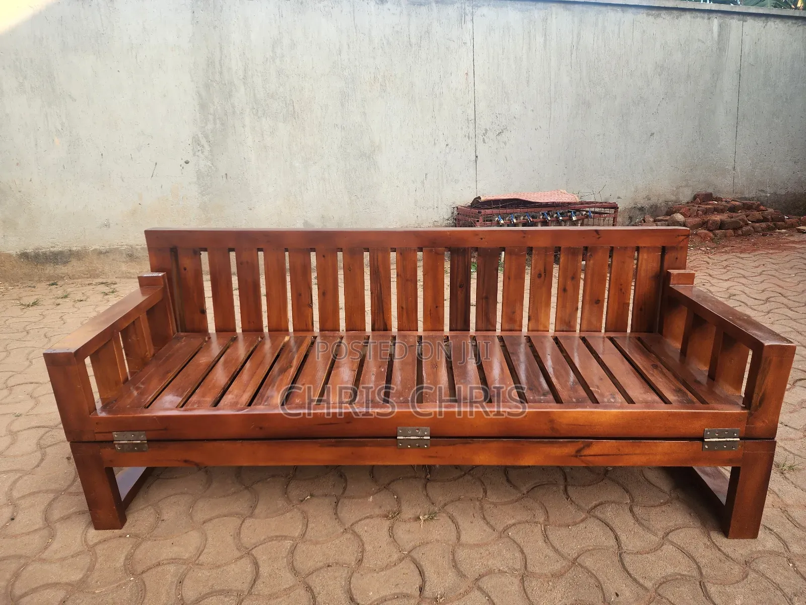 Pallet Chair Bed Two in One Design
