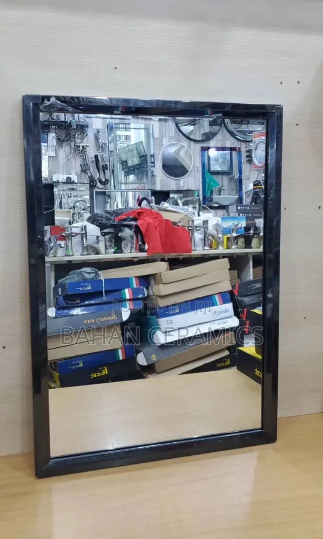 Stainless Framed Mirror(. 50 by 70cm)