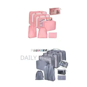 8 PCS Set Double Zippered Packing Cubes Clothes for Travel Organizer