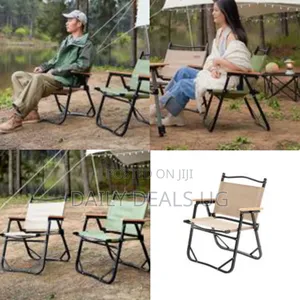Camping Folding Chair Lightweight Outdoor Furniture Holds 500 LBS