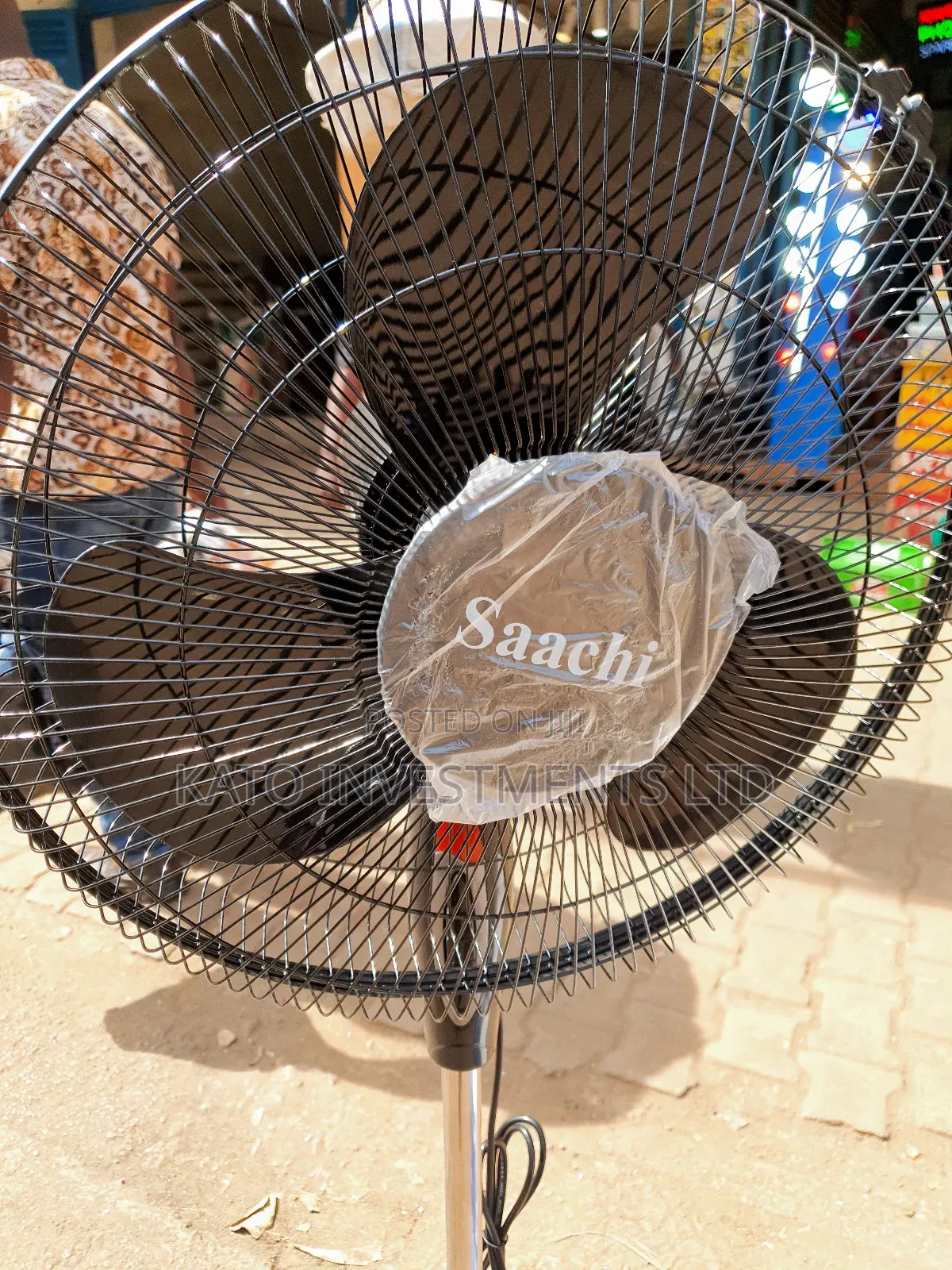 Saachi Stand Fan Black