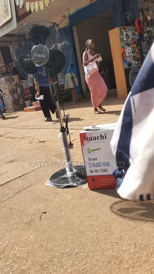 Saachi Stand Fan Black