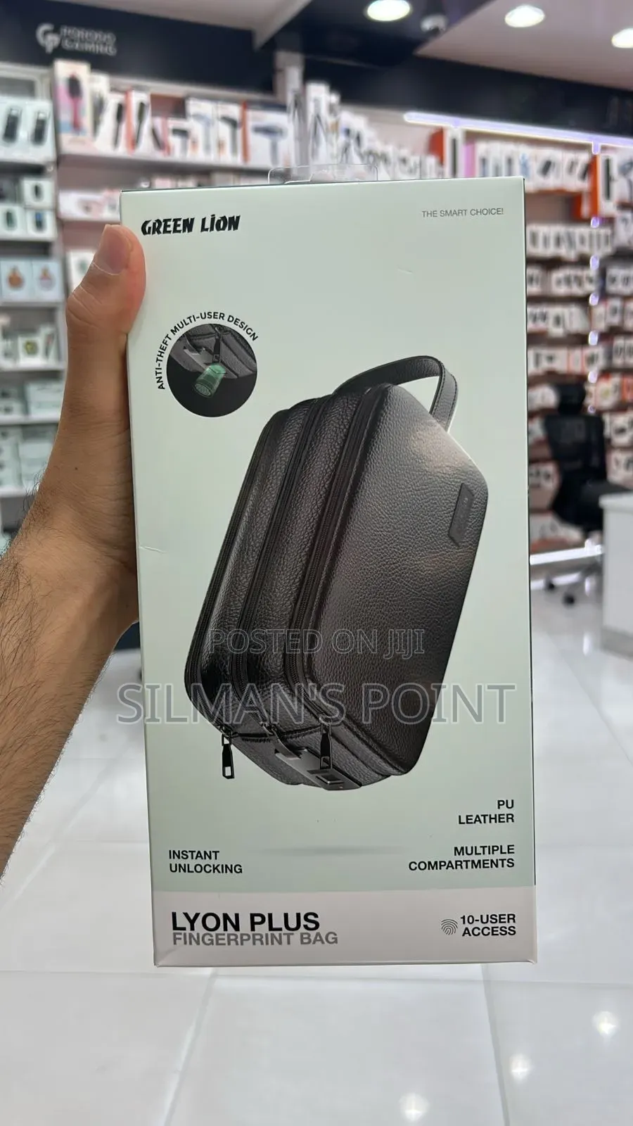 Green Lion Lyon Plus Fingerprint Bag New Model