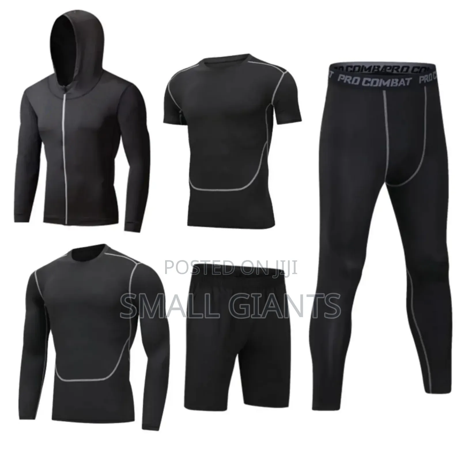 Men's 5-Piece Compression Athletic Wear Set