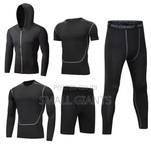 Men's 5-Piece Compression Athletic Wear Set