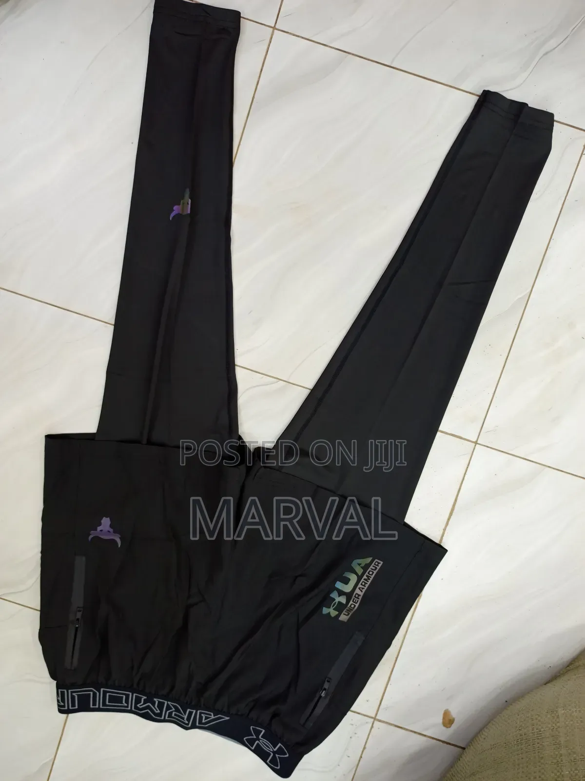 A Pair of Black Under Armour Athletic Pants.