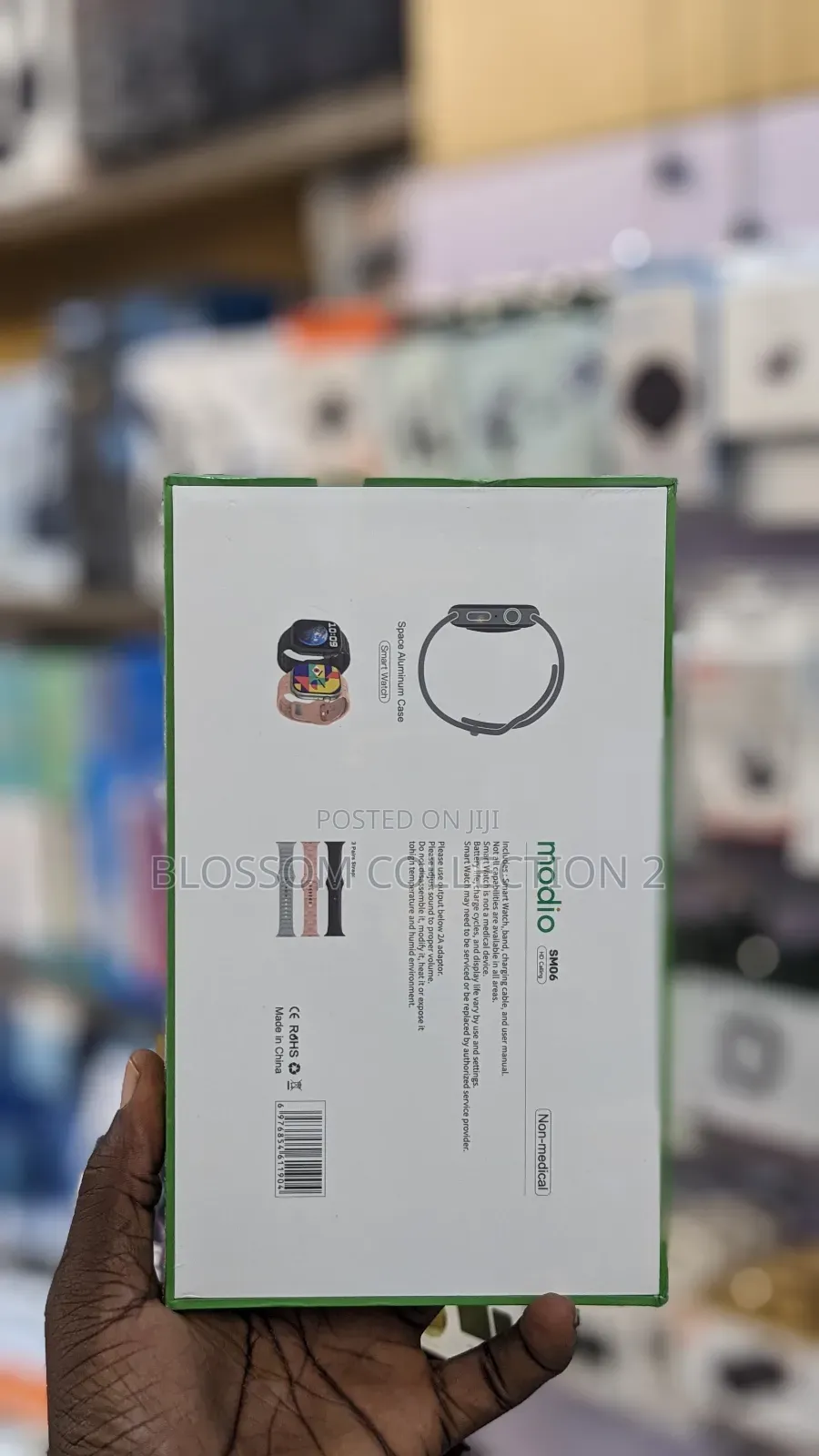 Modio Sm06 Smartwatch With Sim Card, Hd Call and Camera
