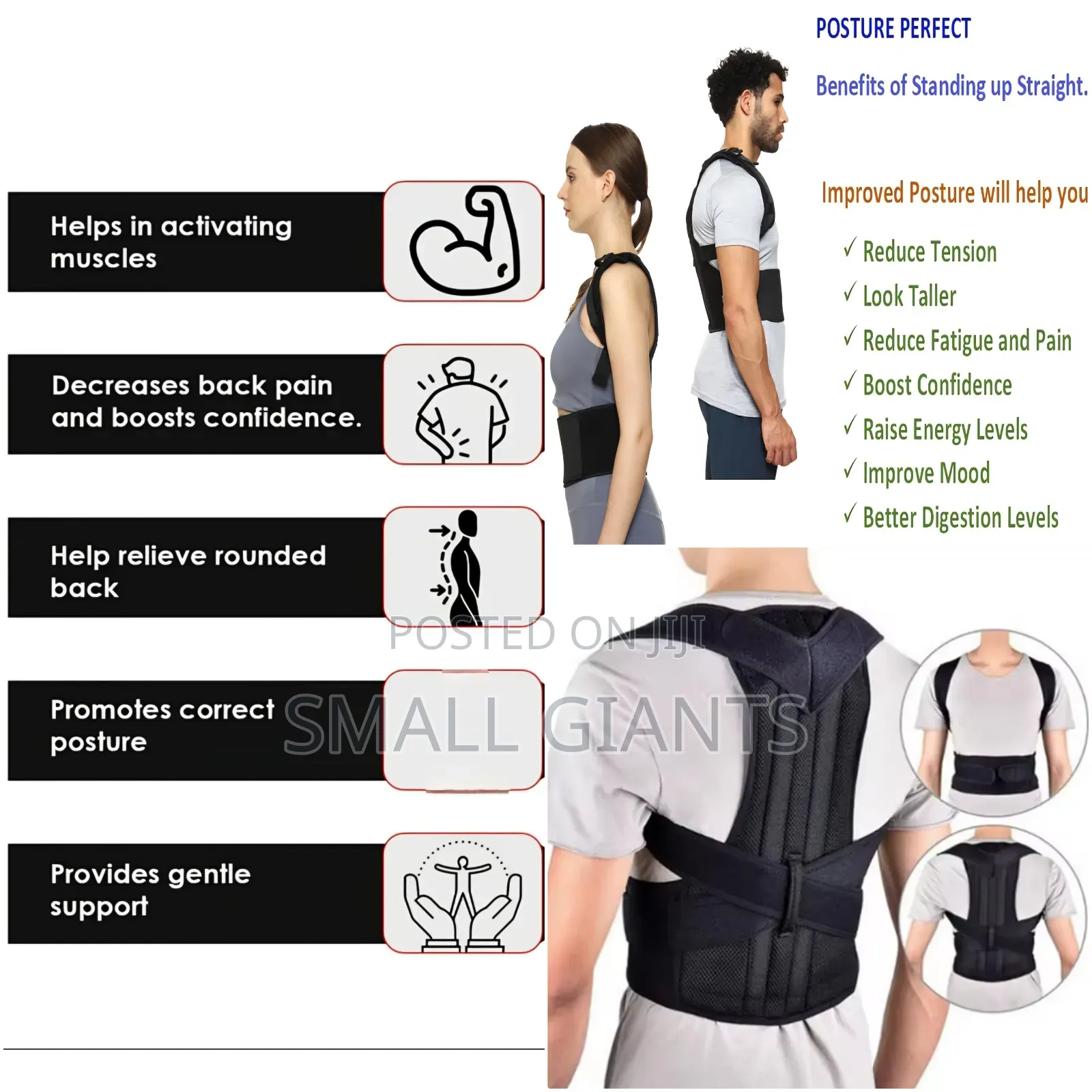 Adjustable Posture Corrector Brace Belt