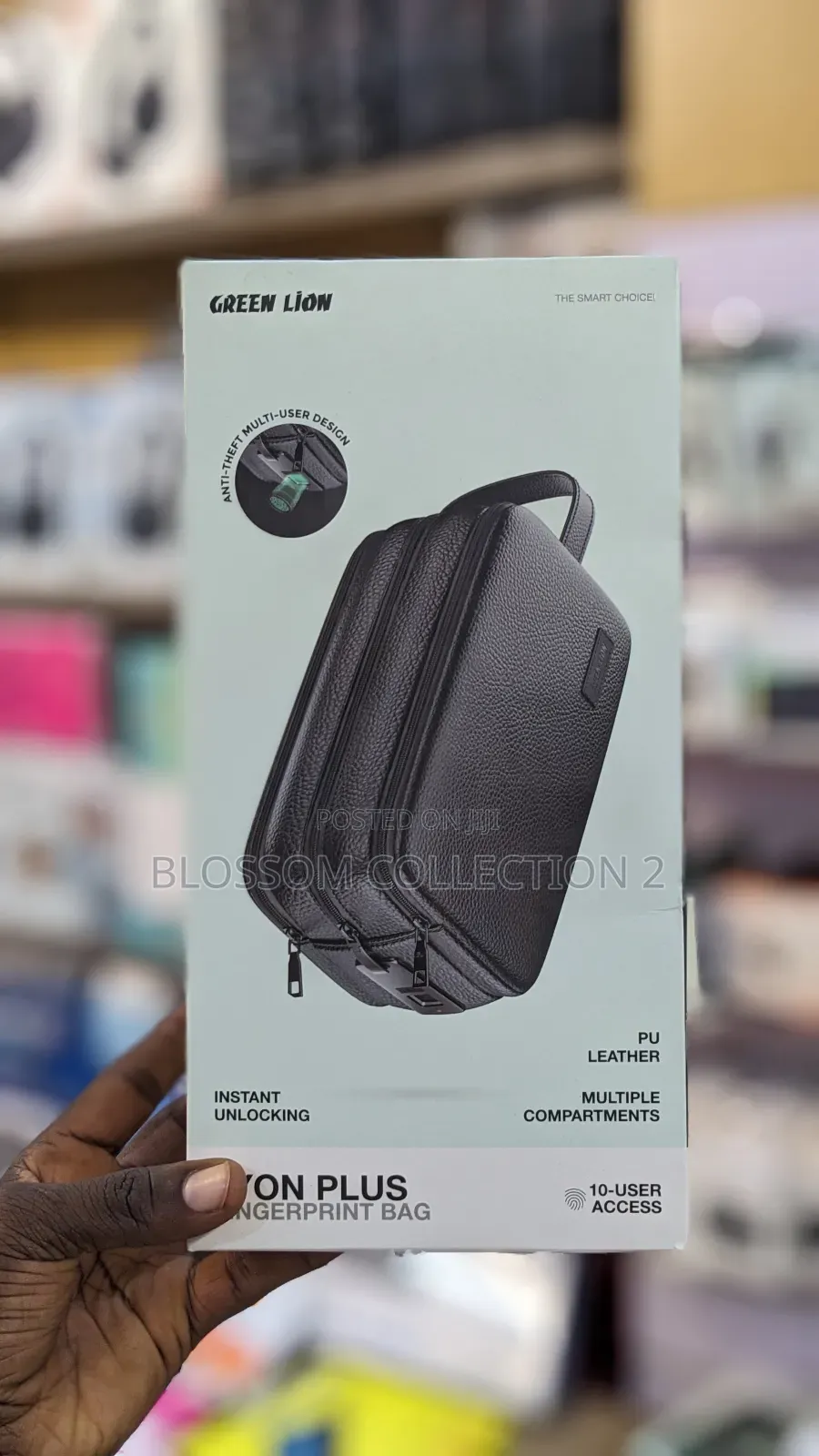 Green Lion Lyon Plus Fingerprint Pouch Bag