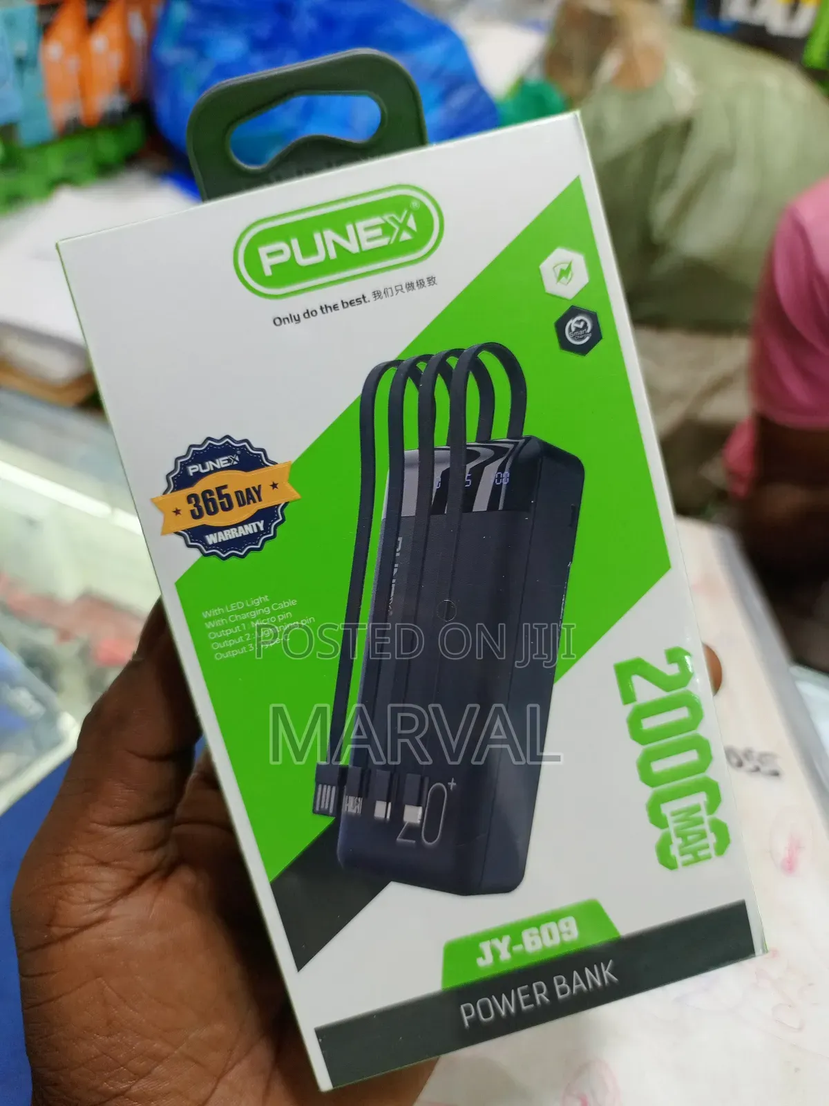 20000mah Power Bank (Model Jy-609).