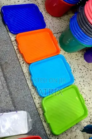 12pcs Plastic Serving Trays Plastic Serving Trays