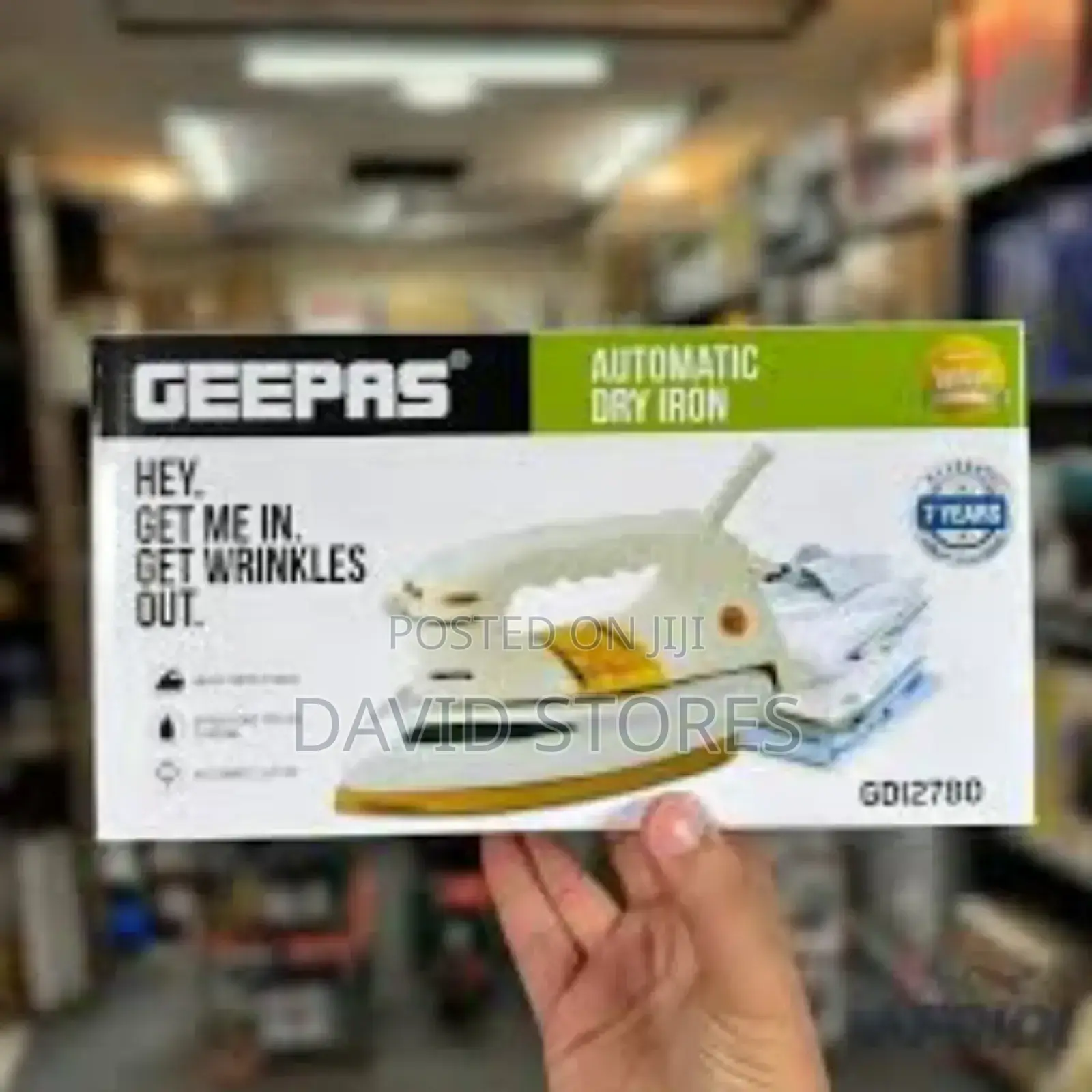 Geepas Heavy Duty Dry Iron