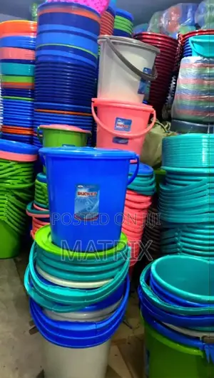 Plastic Buckets 20ltrs School Home Office Garden