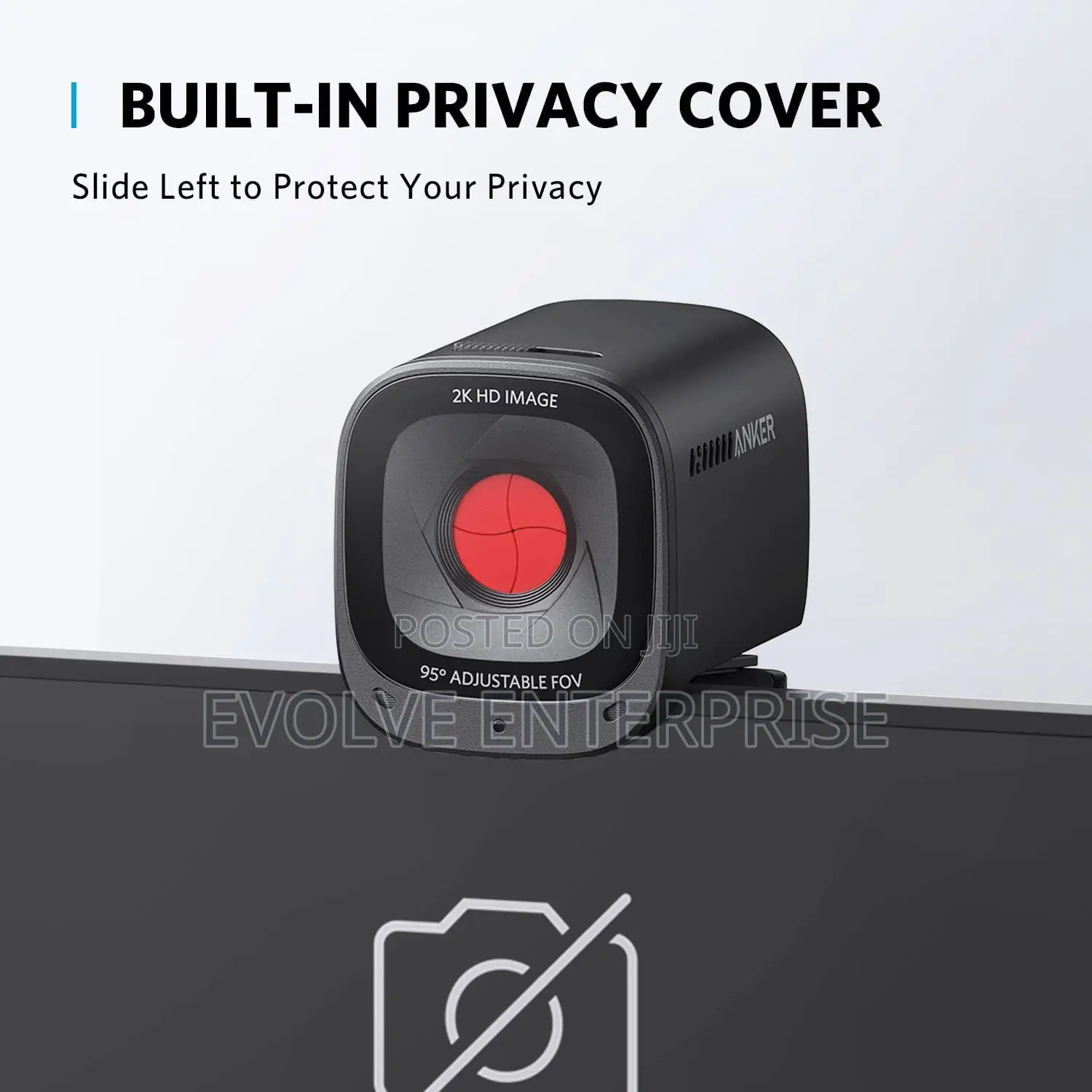 Ankerpowerconf C200 Webcam For Pc/Laptop/Mac, Computer Camera