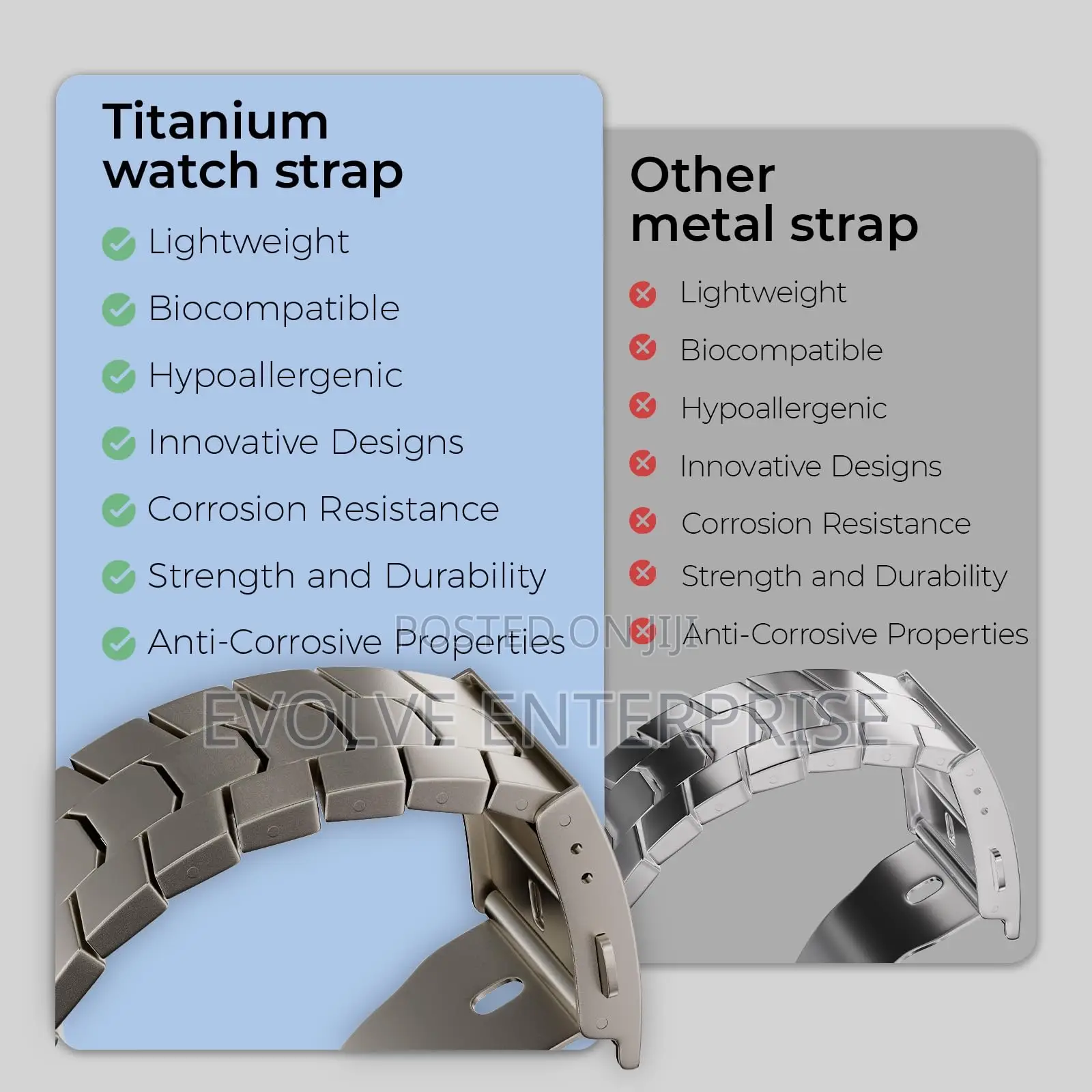 Titanium Band Compatible With Apple Watch Ultra 3/2/1 49mm