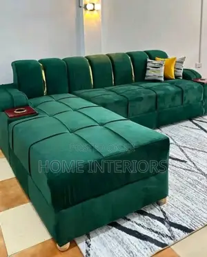 Six Seater Sofa in Green