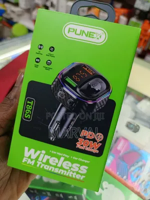Punex T86s Wireless Fm Transmitter and Car Charger.