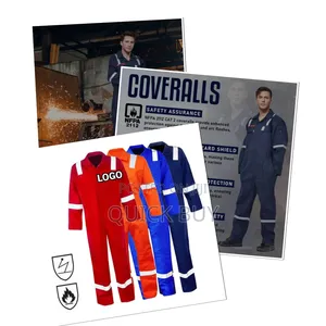 Flame Resistant Fr Hi Vis Coveralls