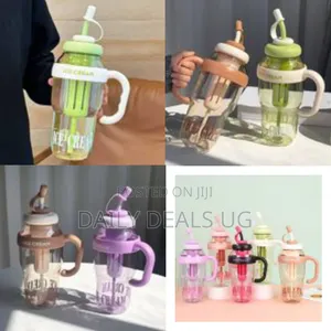 1200ml Water Bottle With Straw,Plastic Drinks Bottle
