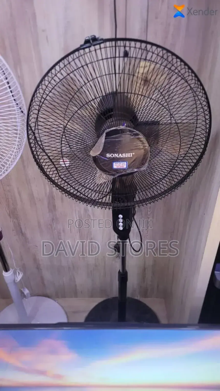 Sayona Stand Fan With Remote – Adjustable, Energy-Efficient Floor Fan