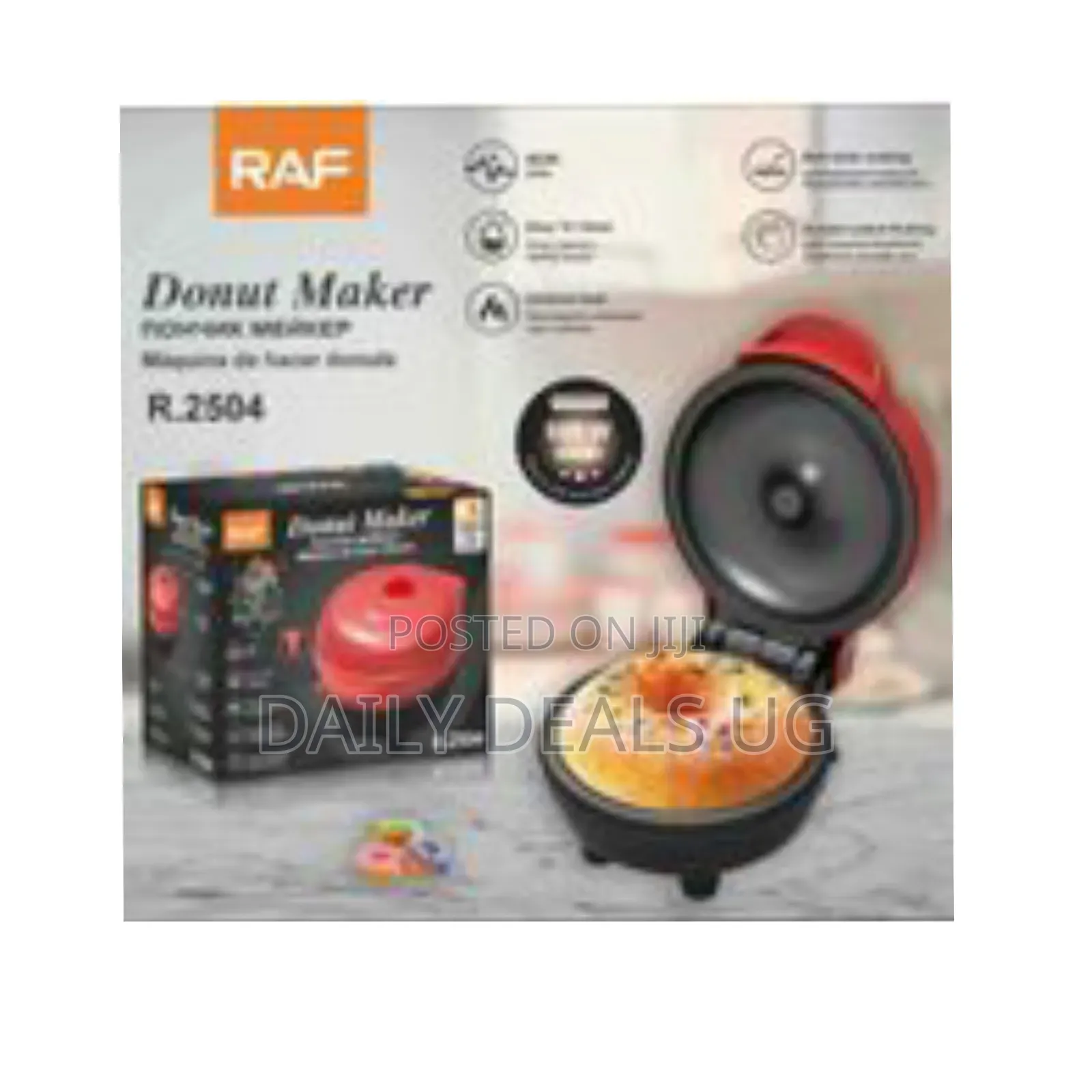 Raf Mini Burger Press Maker With Egg Cooker Ring