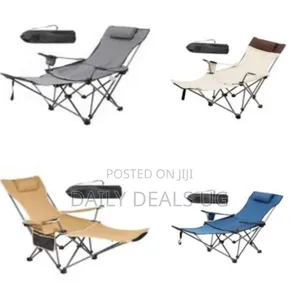Folding Camping Chair for Adults, 2 Heights Adjustable