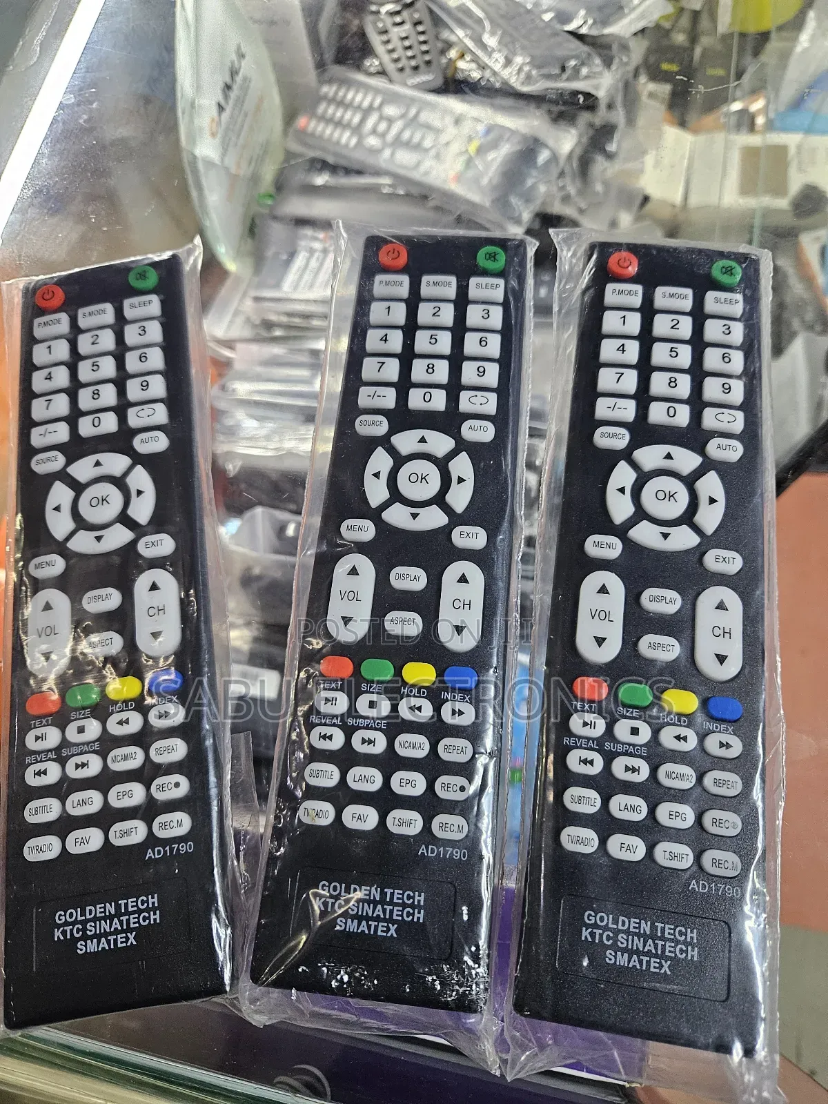 Remote Control for Goldentech and Smart-X