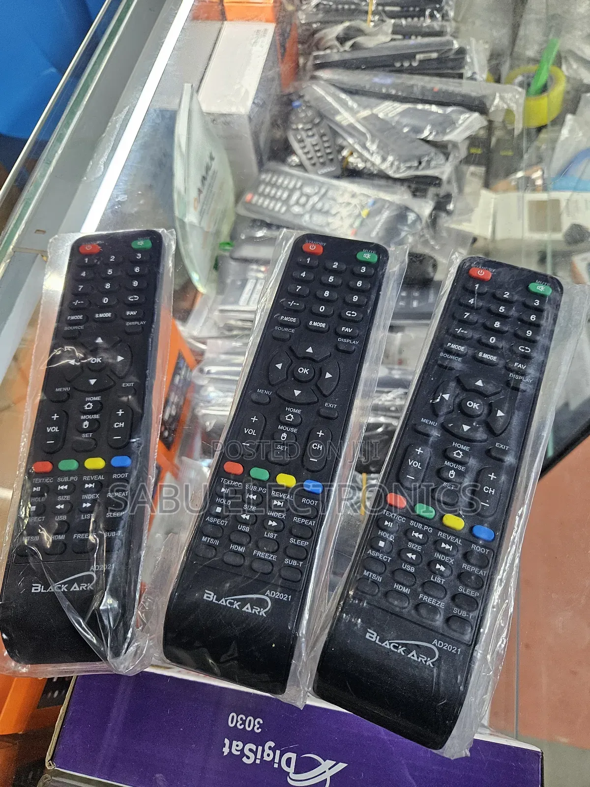 Remote Control Replacement for Black Ark Smart and Digital Tv