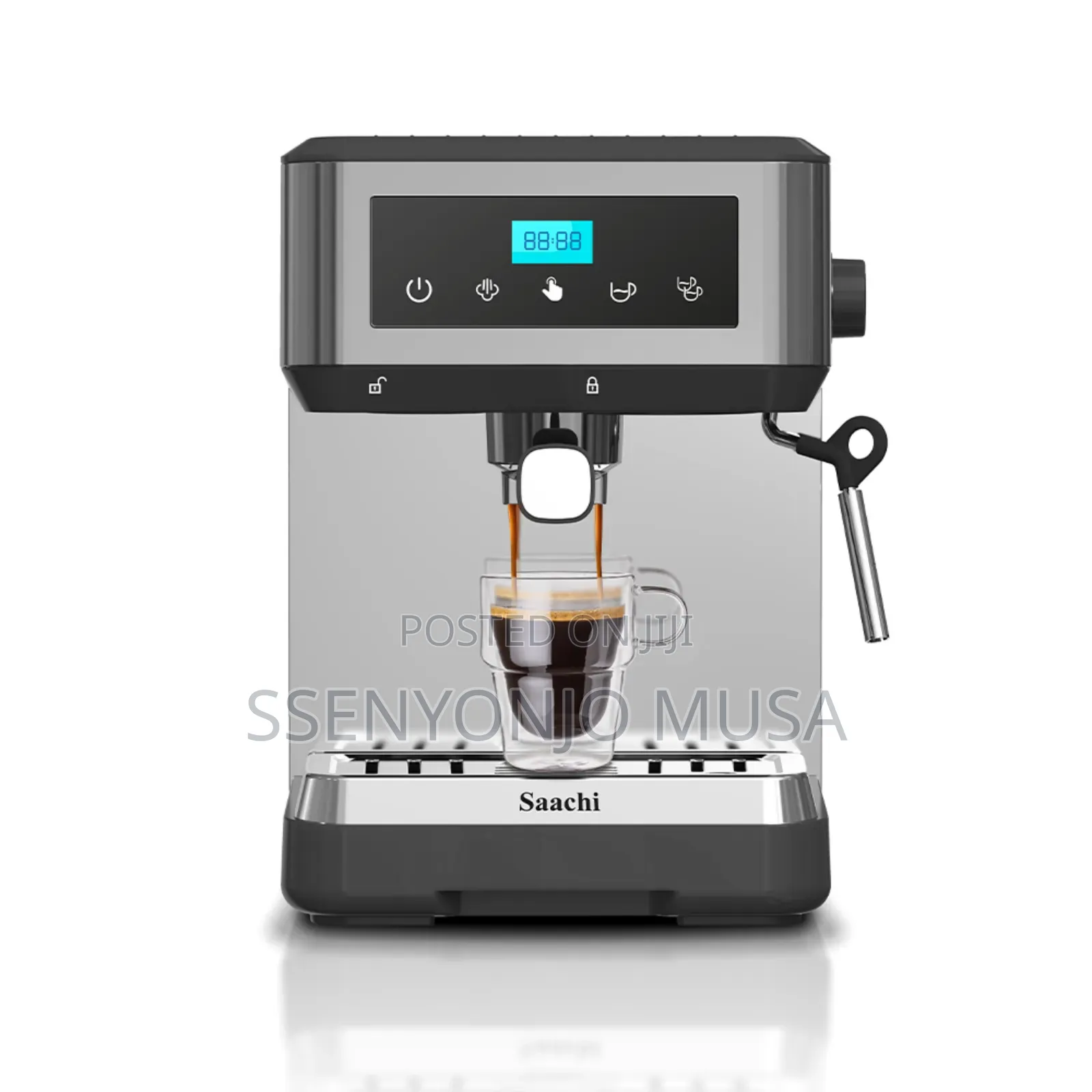 Saachi 20-Bar Coffee Maker With Digital Display – Nl-Cof-7076d