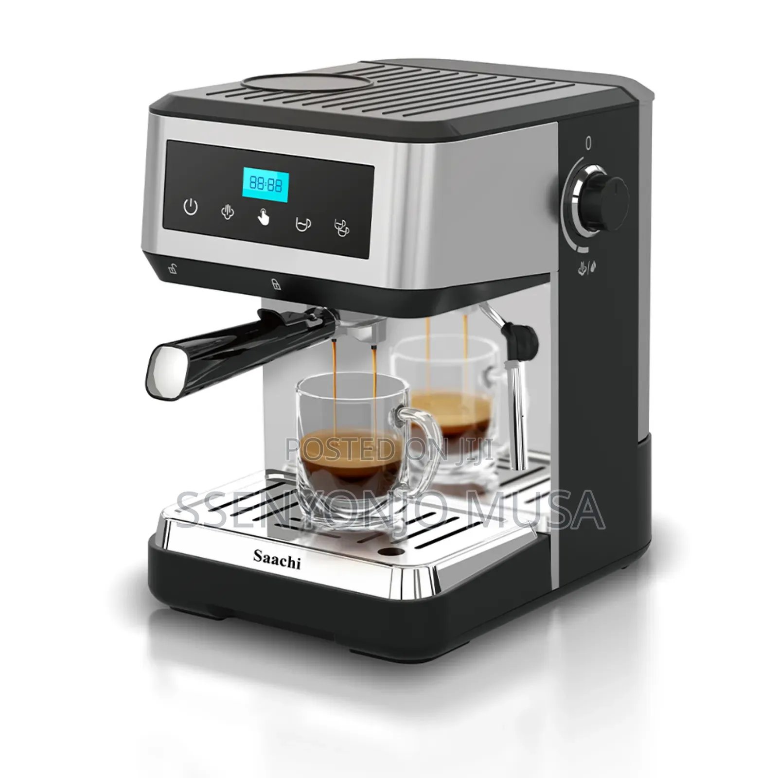 Saachi 20-Bar Coffee Maker With Digital Display – Nl-Cof-7076d